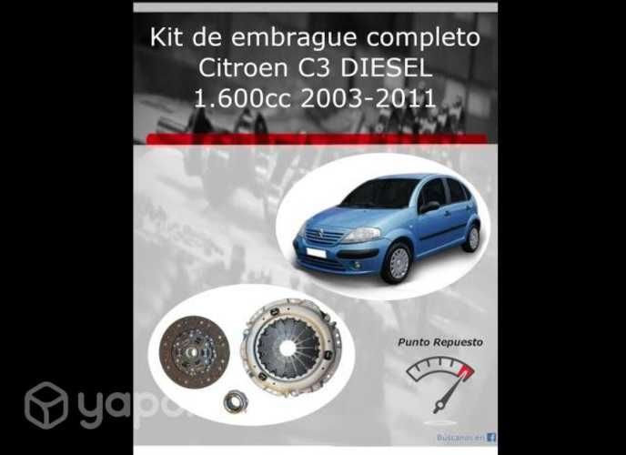 Kit de embrague Citroen C3 2003 al 2011
