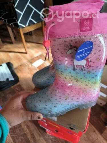 Botas de goma con luces .número 