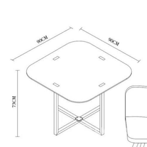 Mesa de comedor melamina