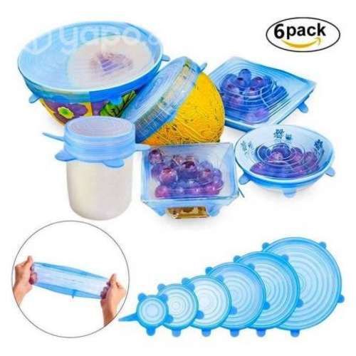 Pack 6 Tapas Silicona Varios Tamaños