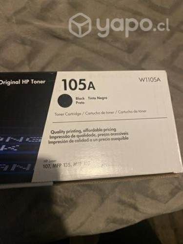 TONER HP 105A. Autentico toner Precio comercio 60k