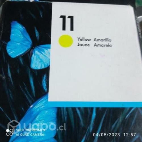 Tintas HP 11 colores originales