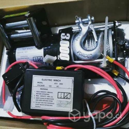 Winch winche 3000 lbs atv banco aserradero