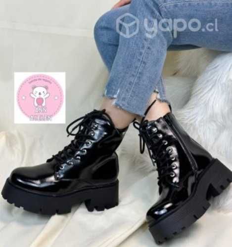 Botin negro charol
