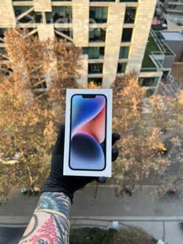 IPhone 14 Azul dual sim física, 128GB; sellado