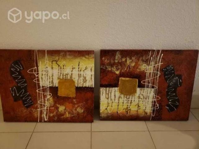 Cuadro Oleo 30 X 30 cms