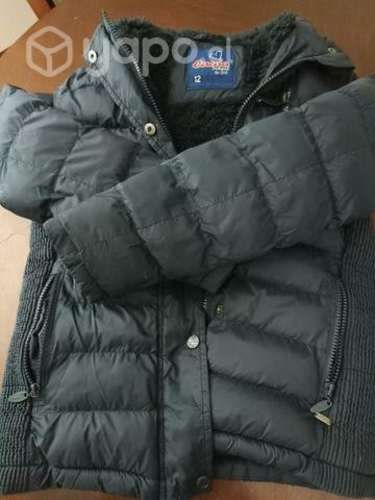 Parka colegio niña t12 Cacao