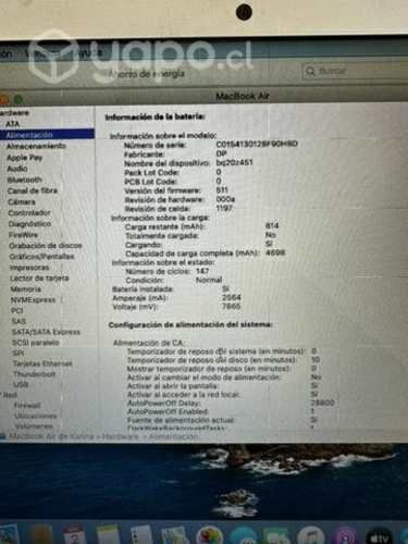 MacBook Air 11.6 Intel core i5 4gb ram 128 gb