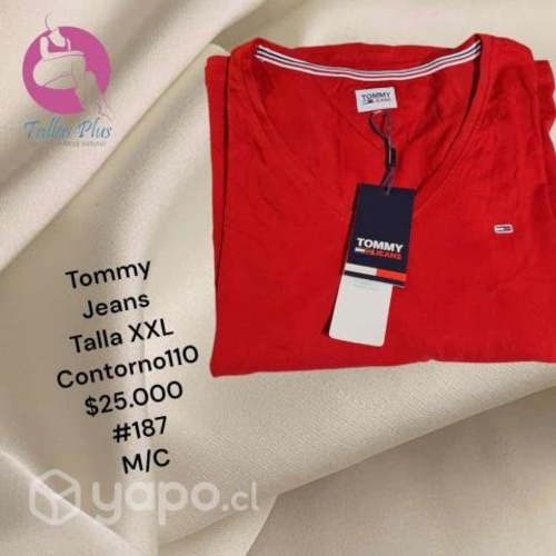 Polera Tommy Jeans Talla XXL
