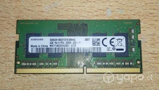 Memoria ram notebook