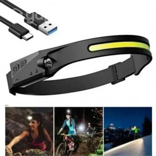 Linterna cintillo banda para cabeza flexible