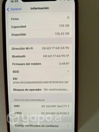 Celular excelente estado