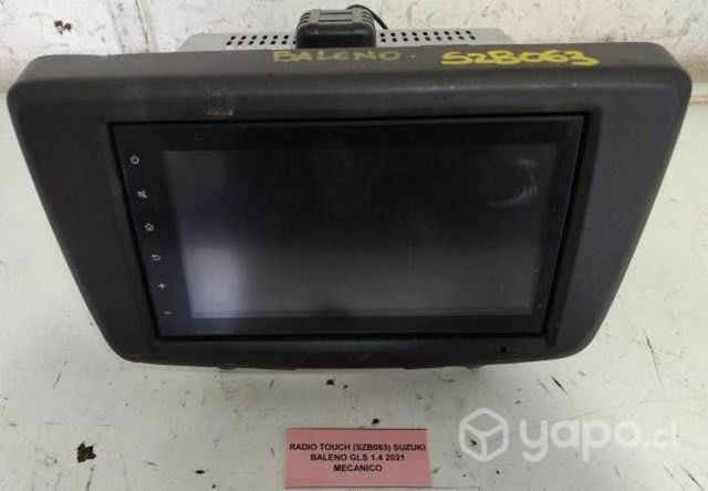 Radio Touch (SZB063) Suzuki Baleno GLS 1.4 2021