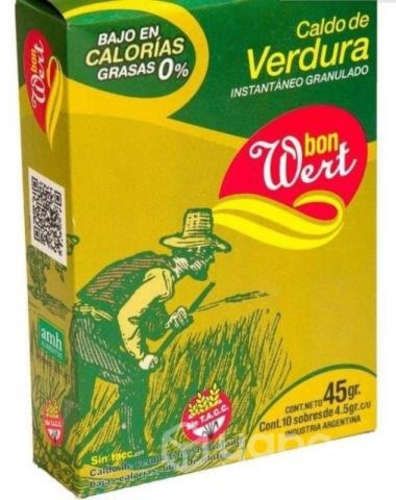 Sopa de verdura sin gluten