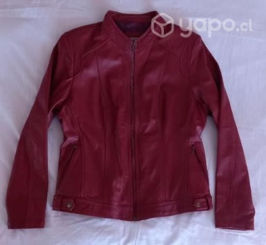Chaqueta de cuero legítimo