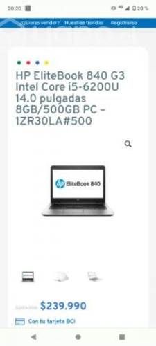 Hp elitebook 840 64bits buen estado sin detalles