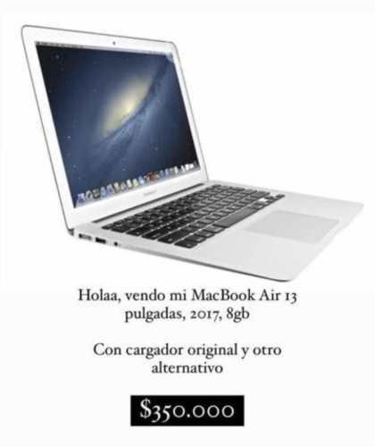 Macbook Air 2017 Usado