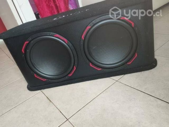 Bajo doble amplificado de 12" 1500w