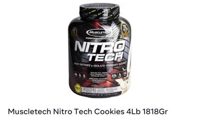 Muscletech nitro tech 5 y 4 libras