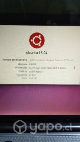 Notebook compac se remata x no uso