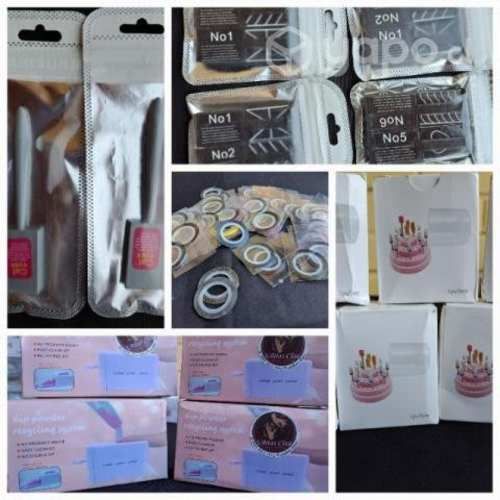 Lote insumos manicura art nails