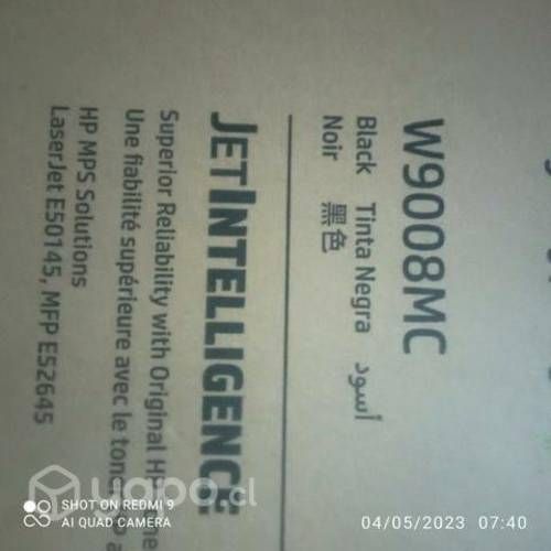 Toner HP w9008mc black original de alta