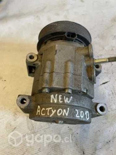Compresor de aire AcondicSsangyong New Actyon 2013