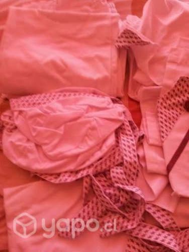 Lote Ropa de trabajo color blanco con gris