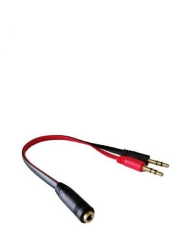 Splitter Adaptador Jack 3.5mm Divisor De Audio y M