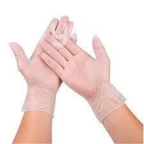 Guante vinilo transparente