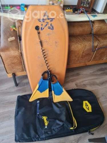 Bodyboard T41 Stealth-El Gringo + Mochila + Aletas