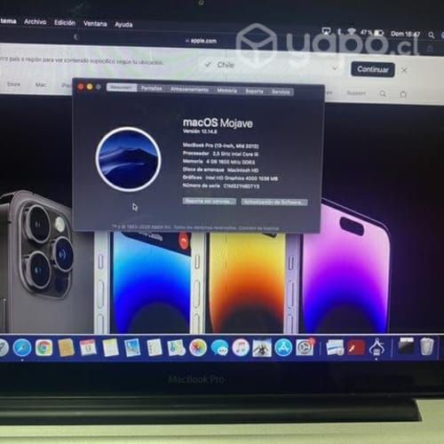 MacBook Pro Mid 2012 (modelo A1278) excelente