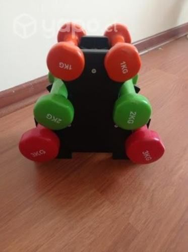 Set de mancuernas marca Rolo's