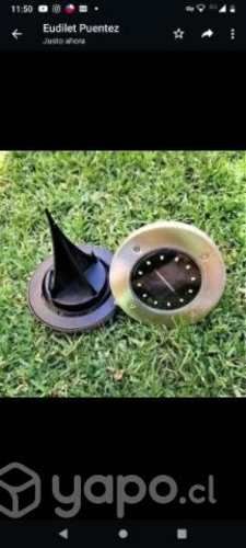 Pack X4 Luz Led Solar Con Estaca Exterior Jardin 8