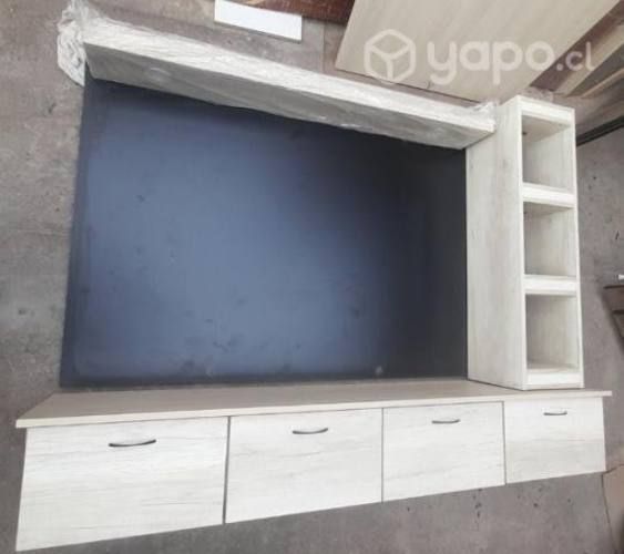 Rack con luz dicroica