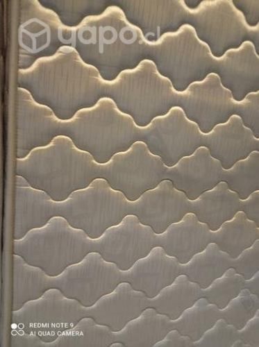 Cama 1 Plaza semi nueva base Americana