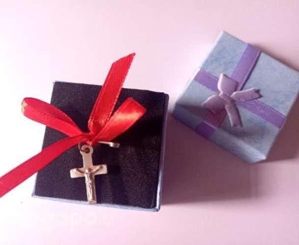 Crucifijo plata 950 medalla