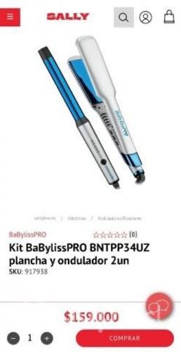 Plancha + Ondulador Babyliss