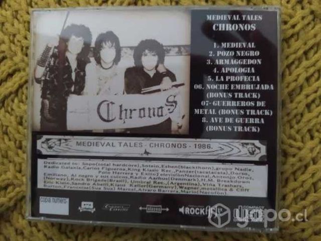Chronos - Medieval Tales (Edicion Rockarte 2017)