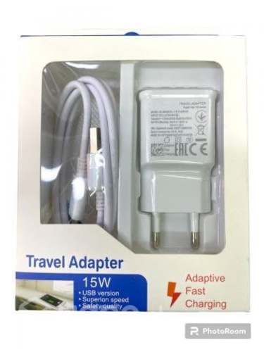 Cargador y cable tipo micro de 15w