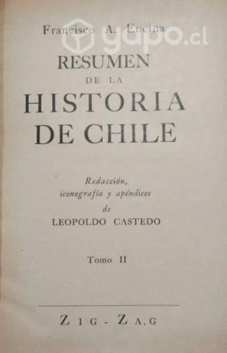 Historia de Chile por Francisco Encina Tomo I, II