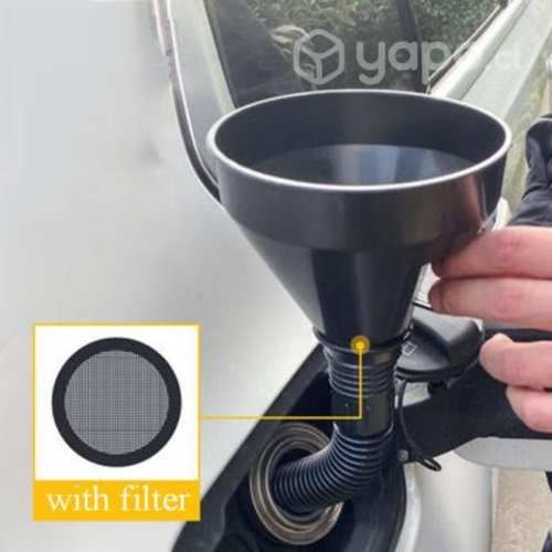 Embudo Flexible Negro Con Filtro