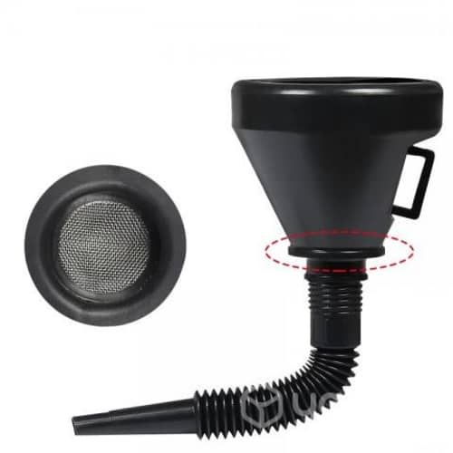 Embudo Flexible Negro Con Filtro