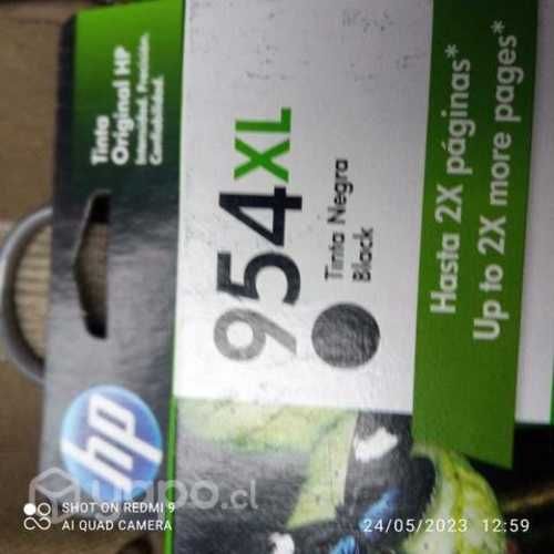 Tinta HP 954xl black original de alta