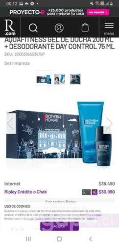 Para hombre Biothem Homme de ducha