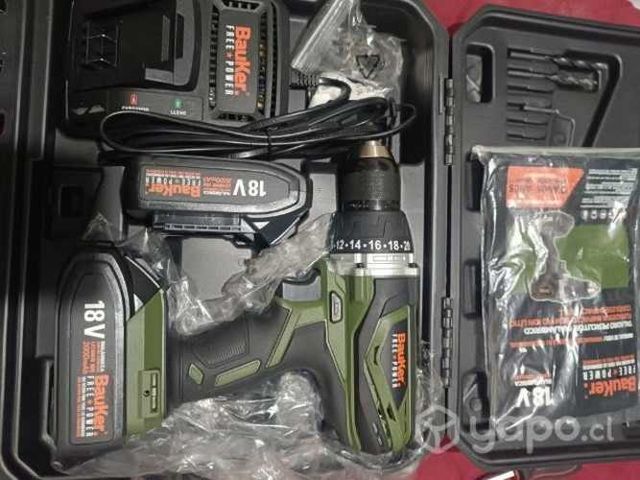 Taladro bauker 18v