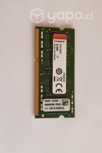 Memoria RAM 4GB Kingston® DDR3 1600MHz