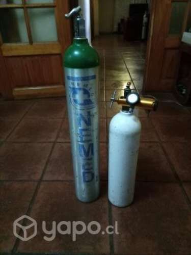 Cilindros de oxígeno medicinal