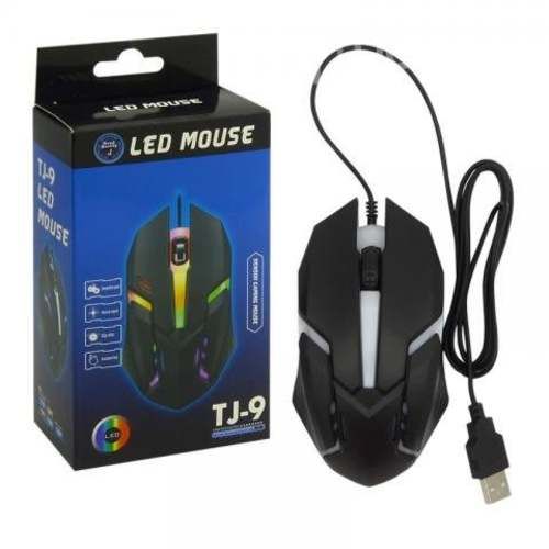 Mouse Gamer Optico USB Con Luz RGB