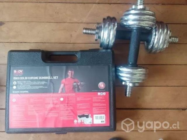 Mancuernas set 15 kilos